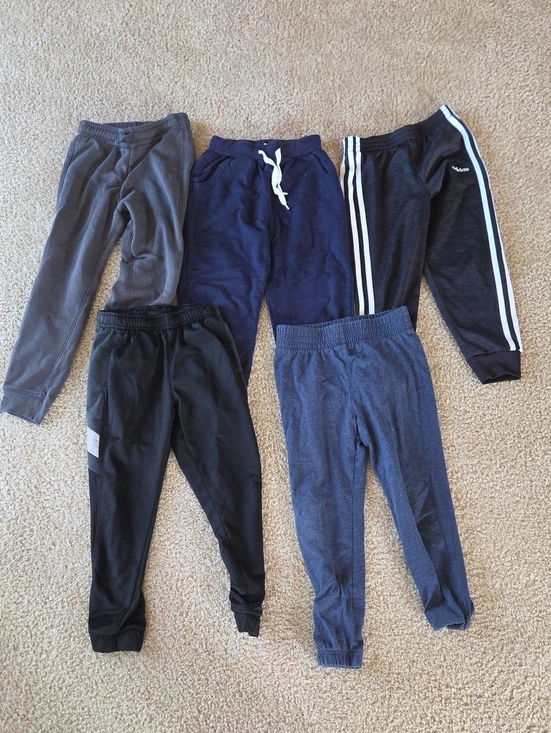 adidas Other - Kids Navy and Gray Jogger Pants Bundle - 5 Pack Size 6